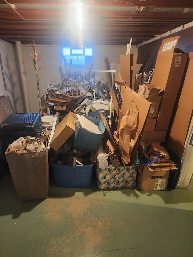 Roll-off dumpster container at job site for Construction Dumpster Rental in Mills River